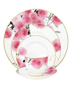 Noritake Yae 5-piece Place Setting In White And Pink