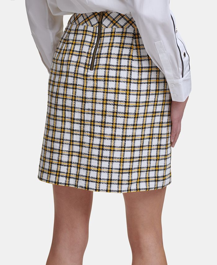 Karl Lagerfeld Paris Karl Lagerfeld Tweed Mini Skirt - Macy's