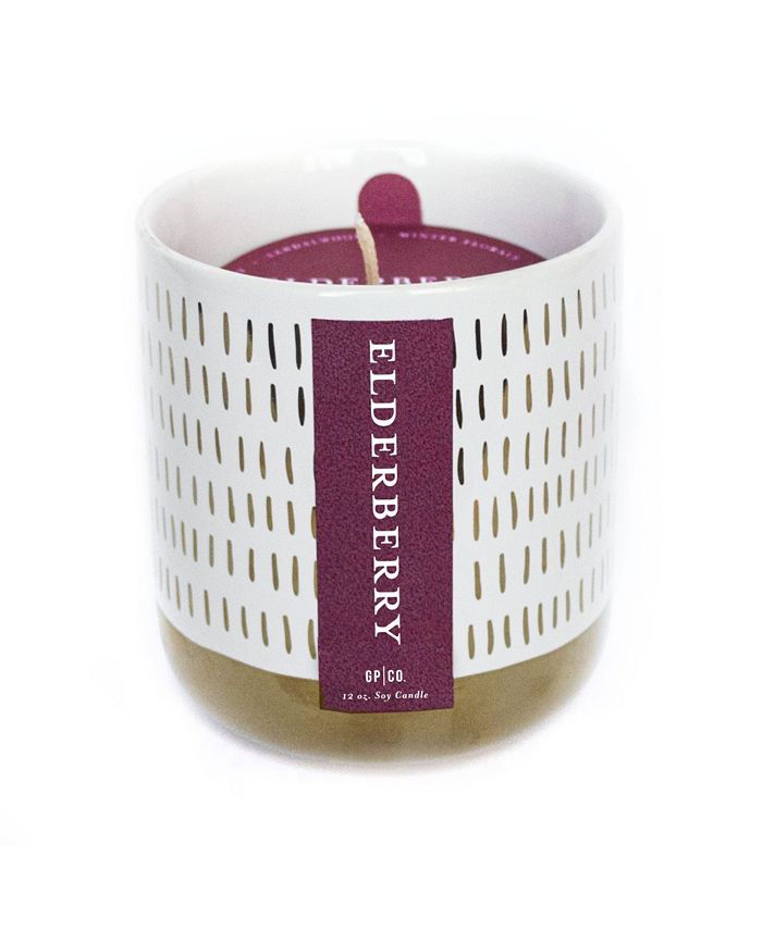 Greenmarket Purveying Co. Splendor Elderberry Soy Candle, 12 oz Macy's