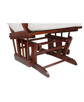 Alice Glider Chair and Ottoman with Pillow, Set of 3