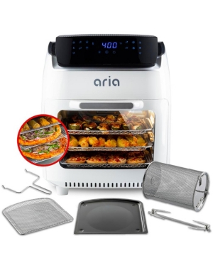 Aria Modernhome  10 Quart Air Fryer Oven In White