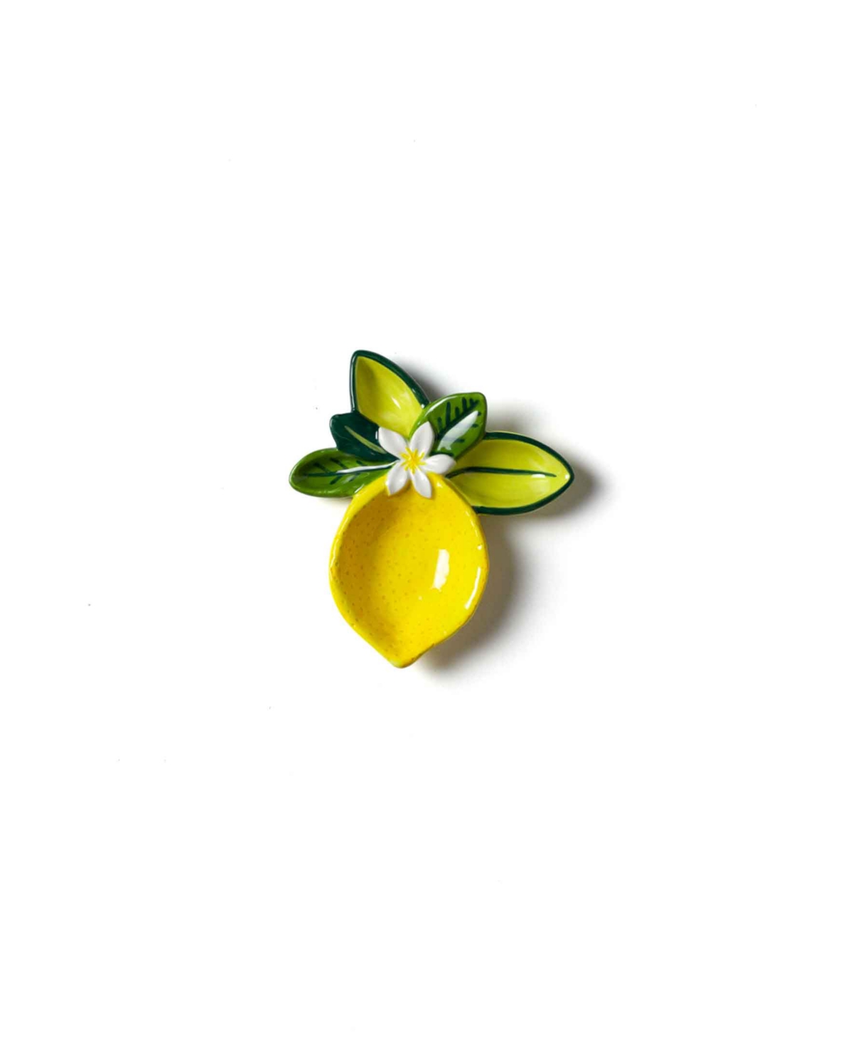 Coton Colors By Laura Johnson Lemon Trinket Bowl In Yellow