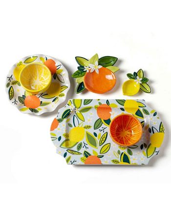 Coton Colors - Orange Appetizer Bowl
