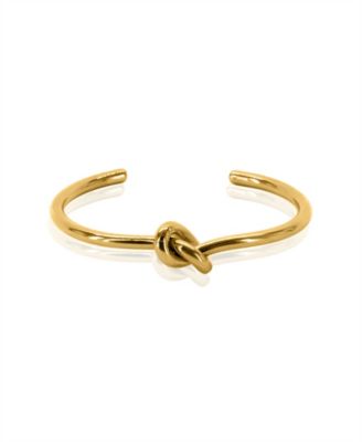  Philo Knot Bangle  in 18K Gold-Plated Brass