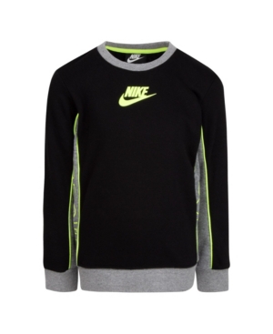 Nike Little Boys Colorblocked Fleece Crew Sweatshirt