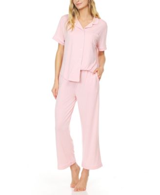 Women's Annie Notch Top and Capri Pajama Set