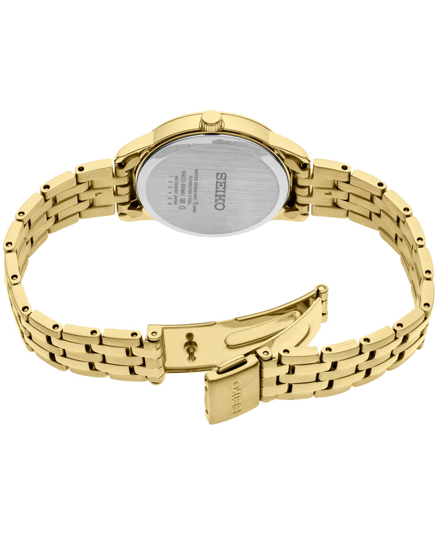 Женские часы Seiko Essential Gold-Tone Stainless Steel Bracelet Watch 30mm — фото 3