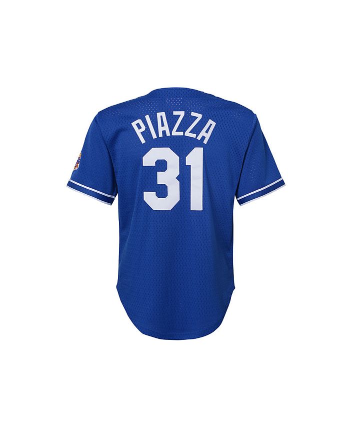 Los Angeles Dodgers Big Boys and Girls Authentic Batting Practice Mesh  Jersey - Mike Piazza