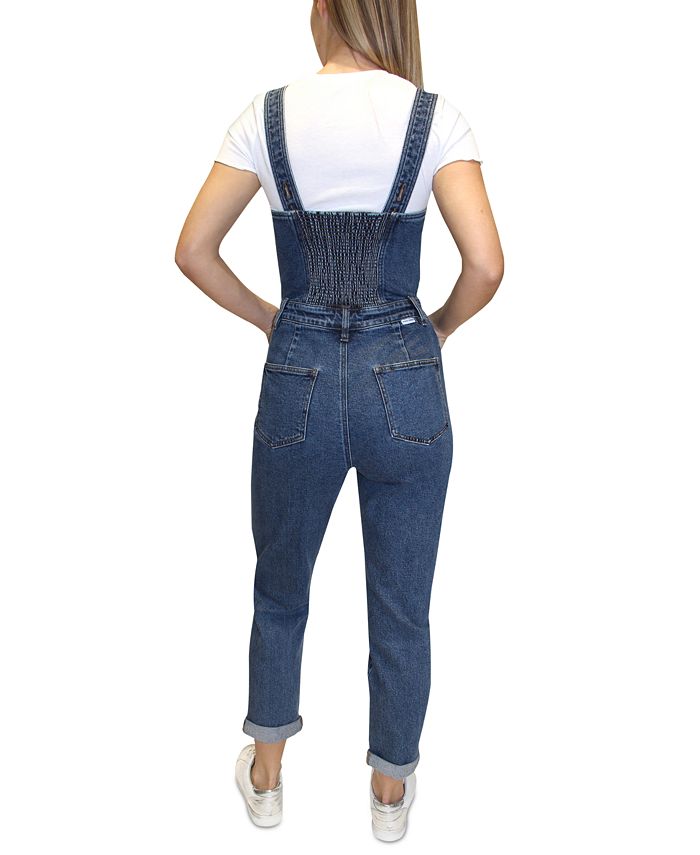 Almost Famous Juniors' Zippered Skinny Overalls & Reviews - Jeans ...