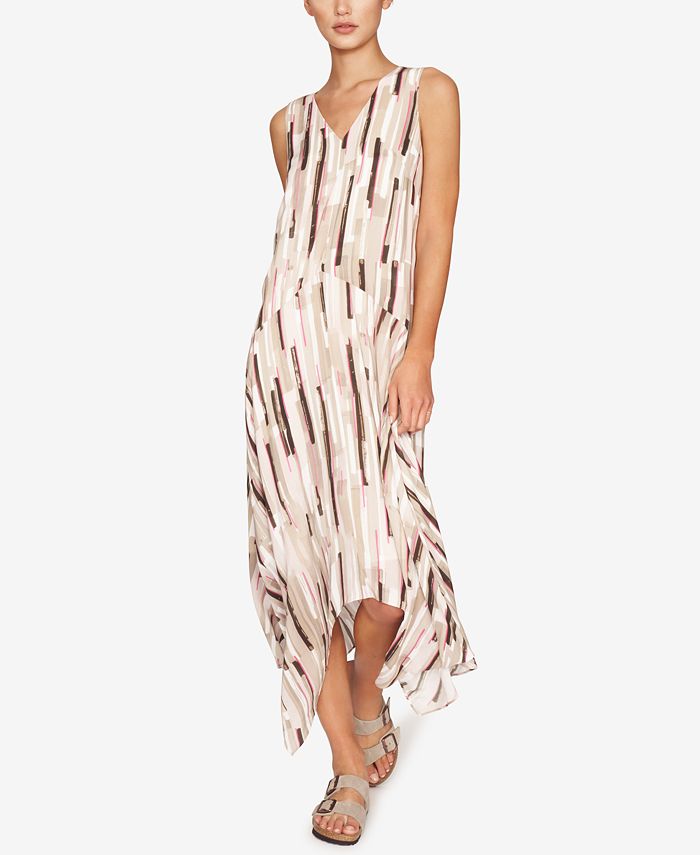 b new york Handkerchief-Hem Maxi Dress - Macy's