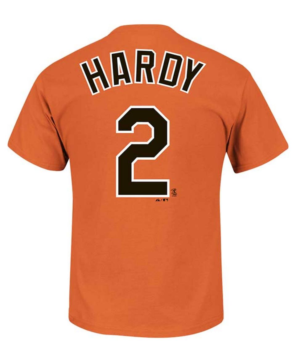 Majestic Mens Short Sleeve JJ Hardy Baltimore Orioles Player T Shirt