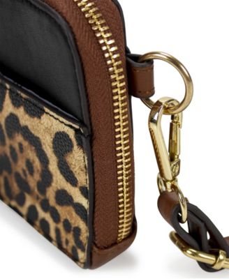 Faux Leather Pouch Belt Bag