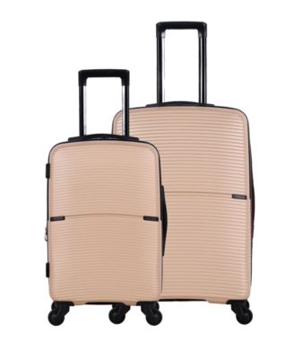 beige luggage set