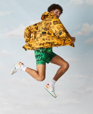 Lacoste Men's L!VE Polaroid Collaboration Printed Hooded Jacket