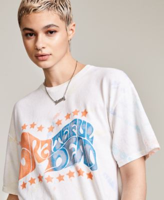 Junk Food - Cotton Grateful Dead-Graphic Cropped T-Shirt