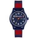 LACOSTE Kids' L.12.12 Blue & Red Silicone Strap Watch (32mm)