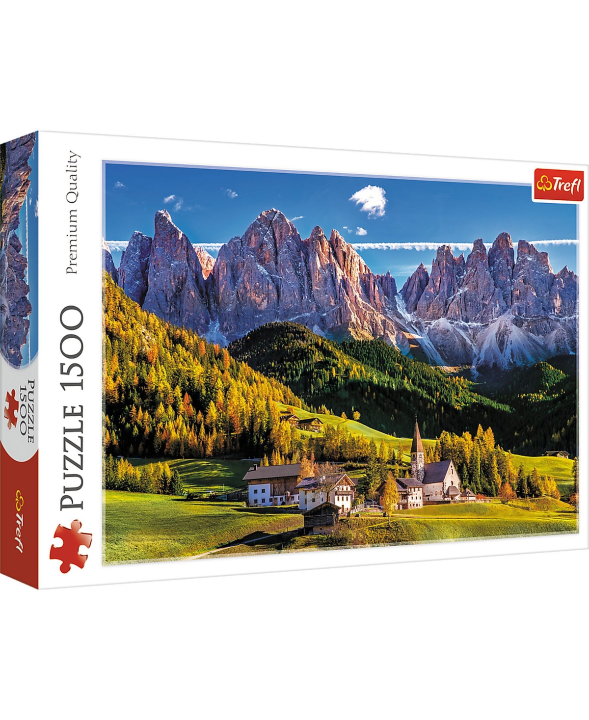 Trefl Jigsaw Puzzle Val Di Funes Valley Of Dolomites Italy, 1500 Pieces In Multicolor