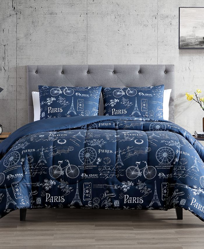 Paris queen store comforter set