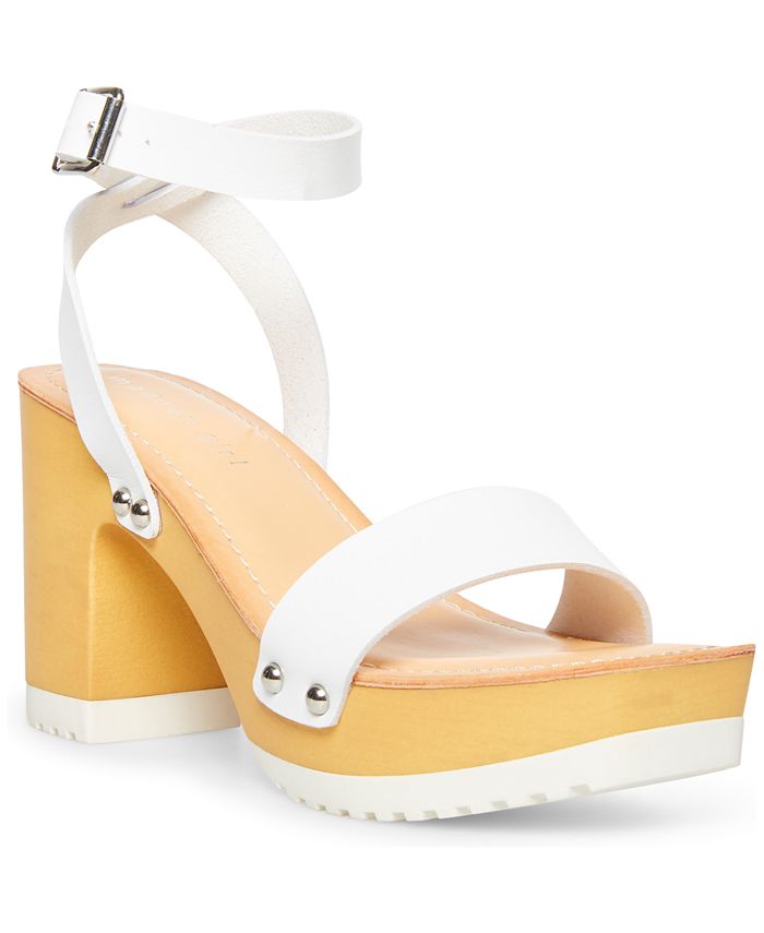 Madden Girl Caprise Wooden Platform Sandals Macy's