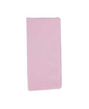Saro Lifestyle Everyday Design Cloth Table Napkins, Set Of 12, 20" X 20" In Pink