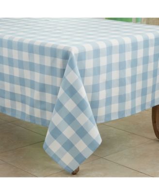 Buffalo Plaid Design Cotton Blend Tablecloth, 70" x 70"