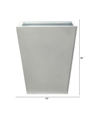 15" Classic Square Metal Planter
