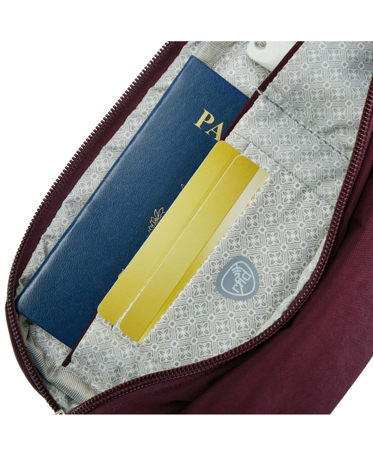 Сумка Travelon Essentials Anti-Theft Slim Belt, цвет: Чёрный — фото 23