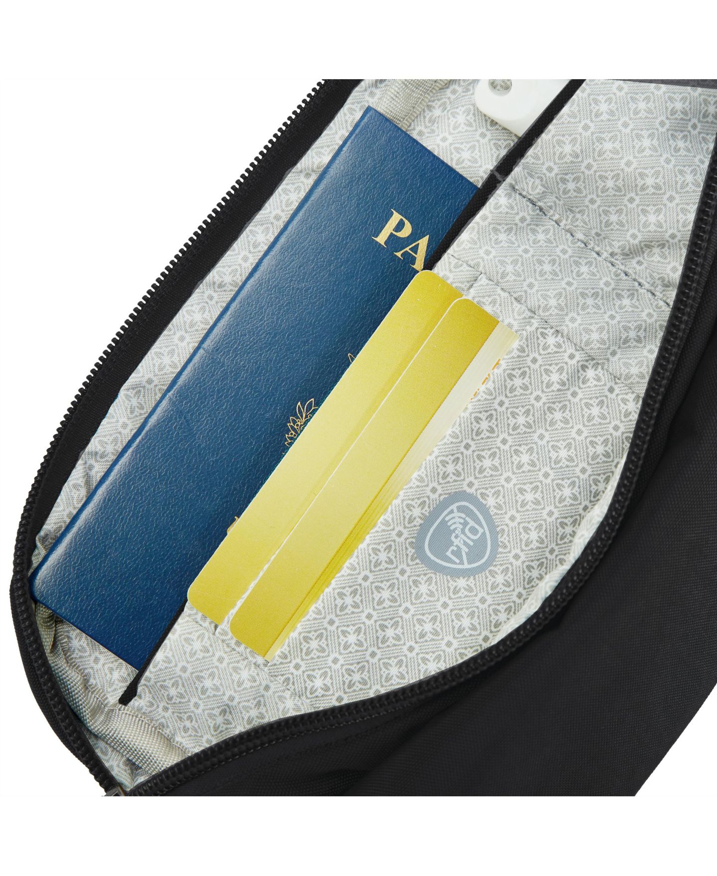 Сумка Travelon Essentials Anti-Theft Slim Belt, цвет: Чёрный — фото 2
