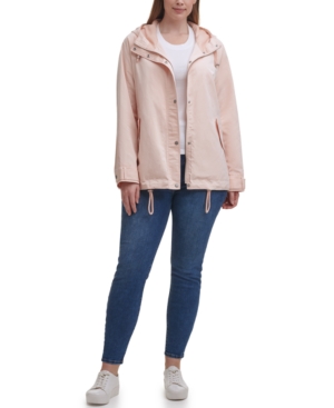 Levi's Trendy Plus Size Hooded Rain Jacket