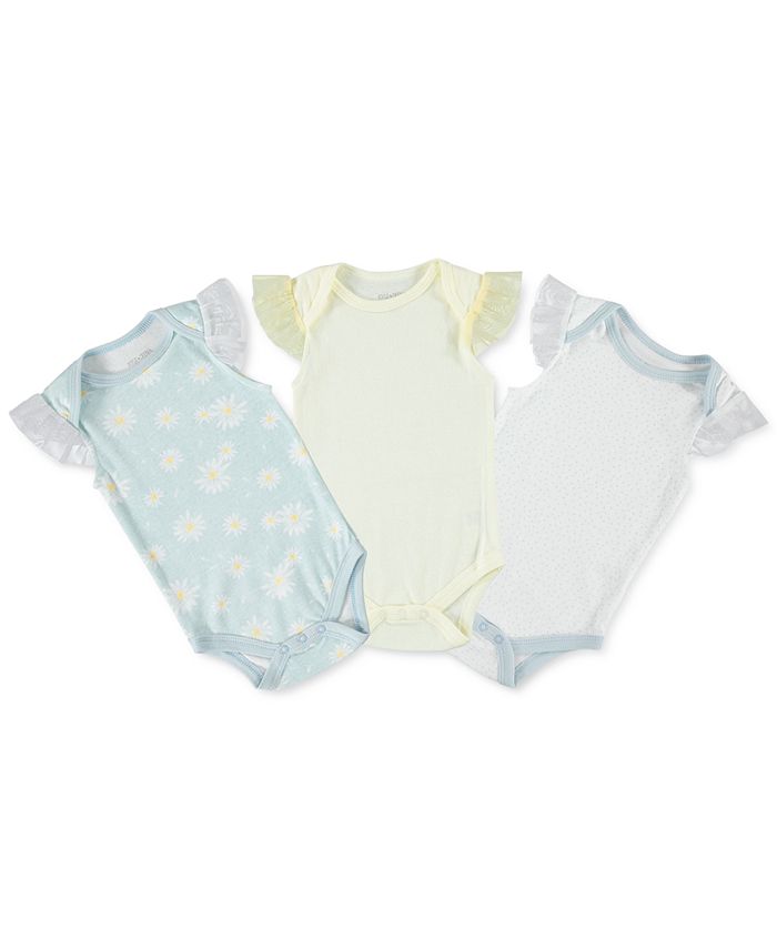 Kyle & Deena Baby Girls 3Pack Cotton Bodysuits Macy's