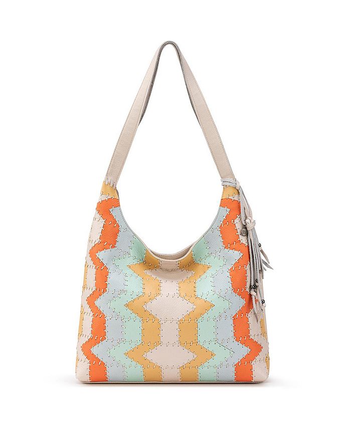 The Sak Huntley Leather Patchwork Hobo Macy s