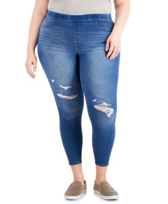 Macys plus size jeggings hotsell