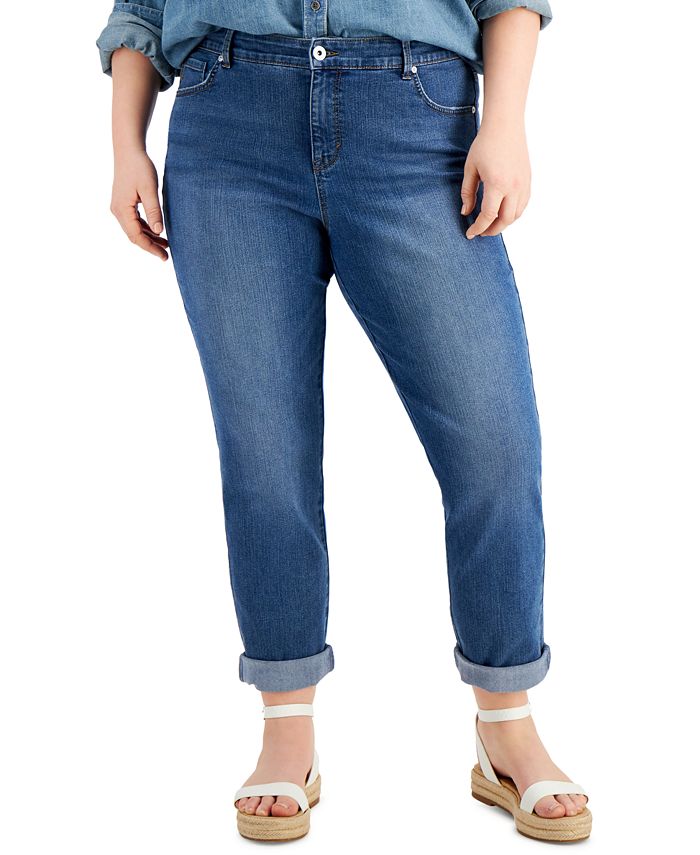 Style & Co Plus Size Straight-Leg Jeans, Created for Macy's & Reviews ...