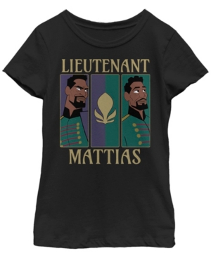 Big Girls Frozen 2 Lieutenant Mattias Short Sleeve T-shirt