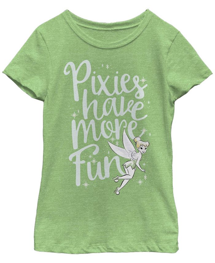 Maglietta Bambina Pixies Are Fun - Disney Tinkerbell Fifth Sun - Maniche Corte Ufficiale - 3