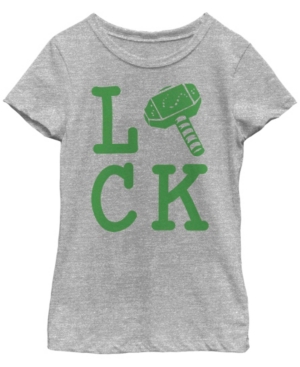 Big Girls Marvel God of Luck Short Sleeve T-shirt