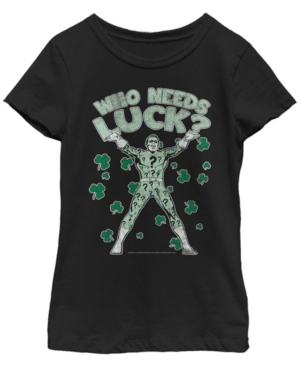 Big Girls Batman Lucky Riddle Short Sleeve T-shirt