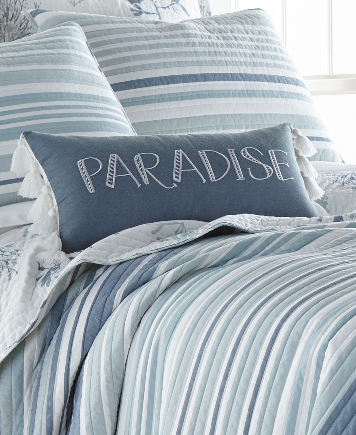 Levtex Truro Paradise Decorative Pillow, 12" x 24"