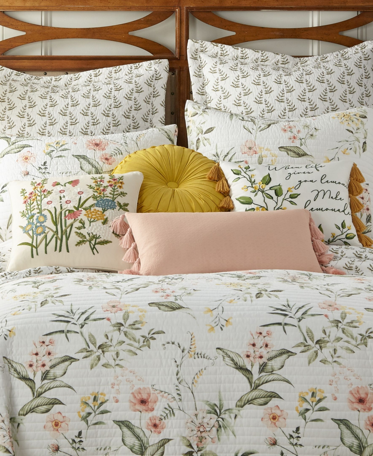 Levtex Viviana Watercolor Floral 2-Pc. Quilt Set,