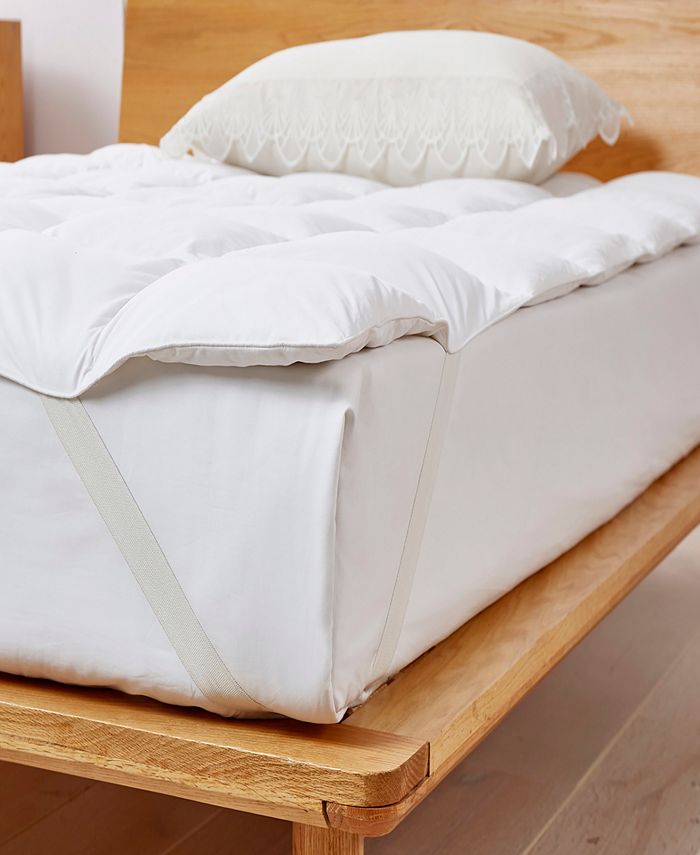 Serta White Goose Feather & Down Fiber Featherbed, Twin Macy's