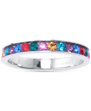 Giani Bernini Cubic Zirconia Band In Sterling Silver, Created For Macy's In Multi