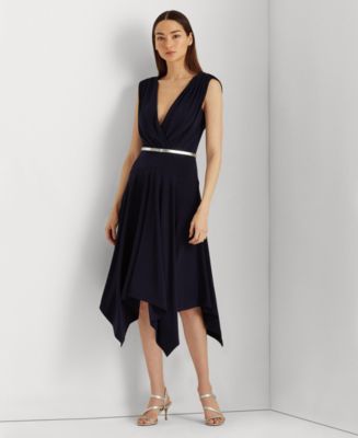 Lauren Ralph Lauren Jersey Sleeveless Dress - Macy's