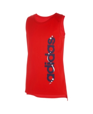 adidas Little Girls Sleeveless Muscle Tank Top