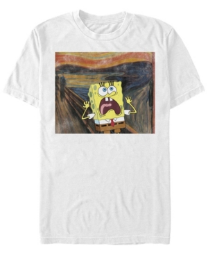 Fifth Sun Men's Sponge Scream Short Sleeve Crew T-shirt In White
