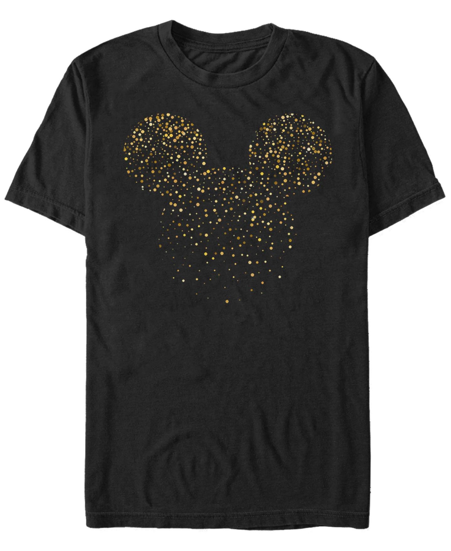 Мужская футболка Fifth Sun Mickey Confetti Fill Short Sleeve Crew, цвет: Чёрный — фото 1