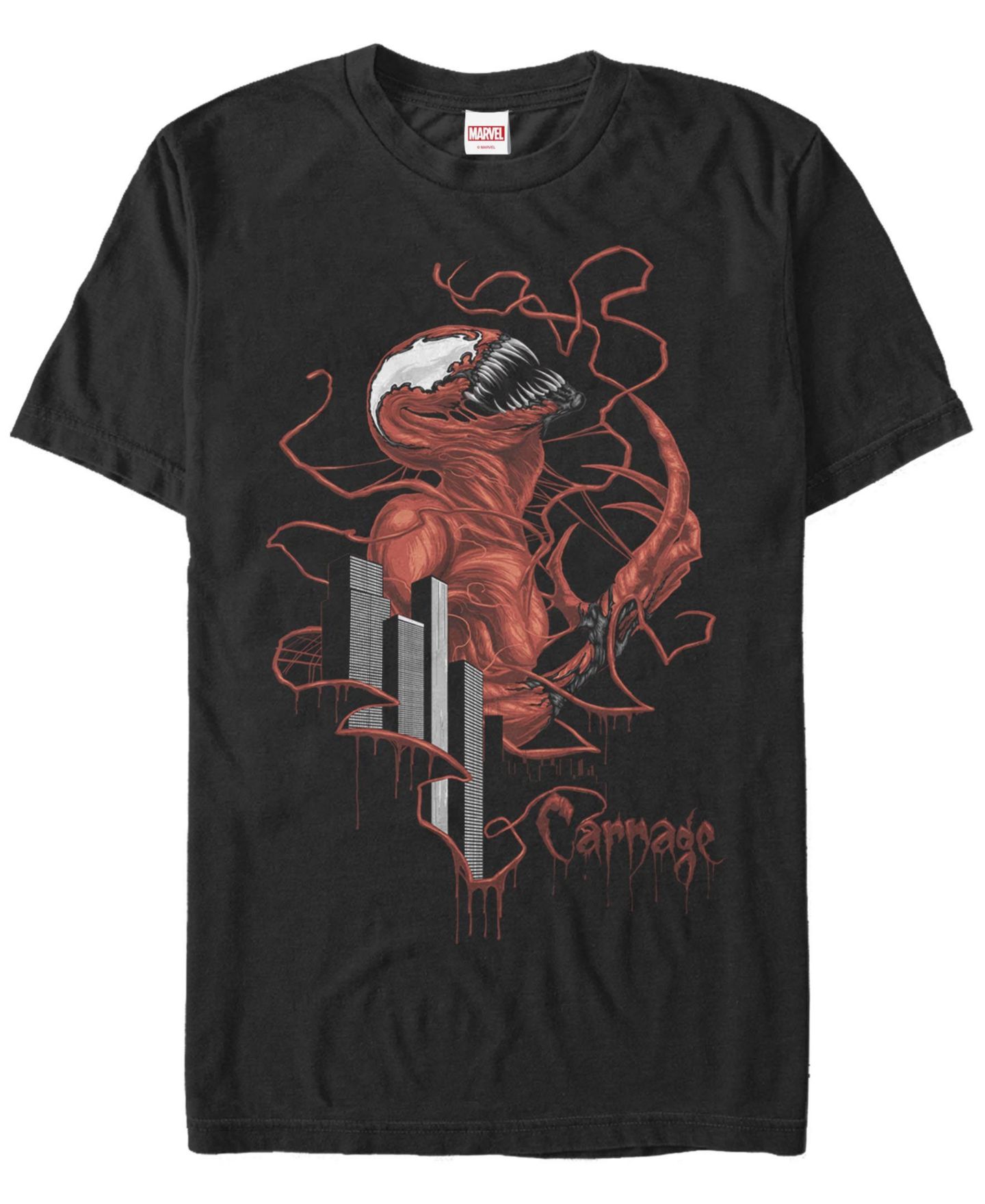Мужская футболка Fifth Sun Rise of Carnage Short Sleeve Crew, цвет: Чёрный — фото 1