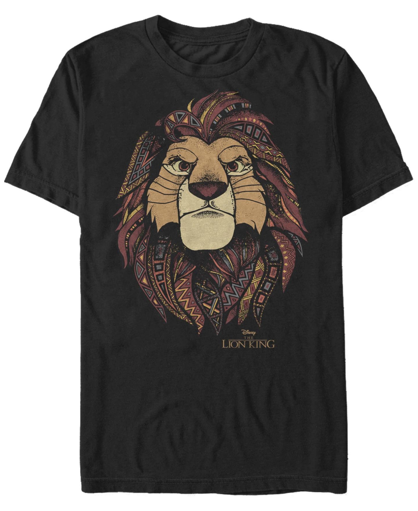 Мужская футболка Fifth Sun Ornate Short Sleeve Crew, цвет: Чёрный — фото 1