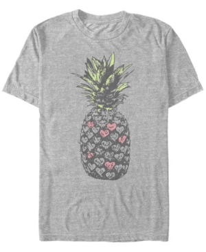 Fifth Sun Men's Heart Fruit Short Sleeve Crew T-shirt In Athletic Heather