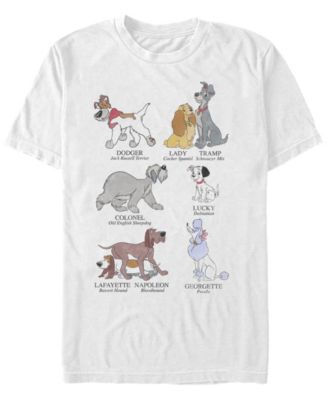 Men's Dog Breeds Short-Sleeve Crew T-shirt