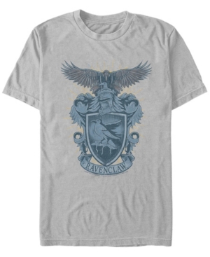 Fifth Sun Men's Ravenclaw Crest Short Sleeve Crew T-shirt In Silver